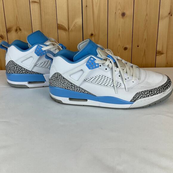 Nike Jordan Spizike Low Men's Shoes- White/Wolf Gray, Size 14 - Picture 4 of 11